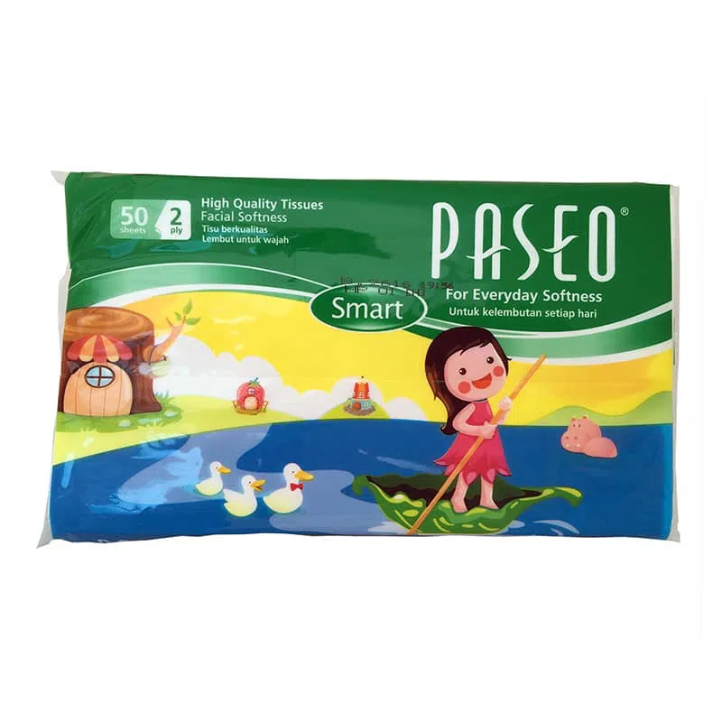 distributor Tissue Travel Pack Paseo Surabaya diproduksi oleh PT The Univenus Cikupa Tangerang - tissueku