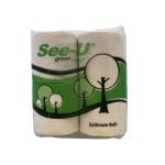 Kemasan pack Tisu Toilet See U Emboss dengan core, tekstur emboss." (Mengacu pada deskripsi "Emboss"