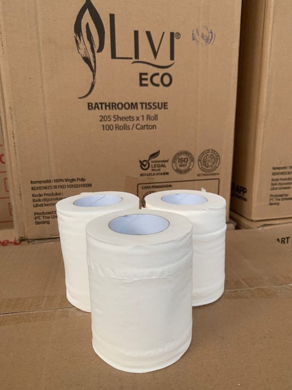 Tissue Livi Roll Smart Due 205 Sheets 2 Ply - Image 2